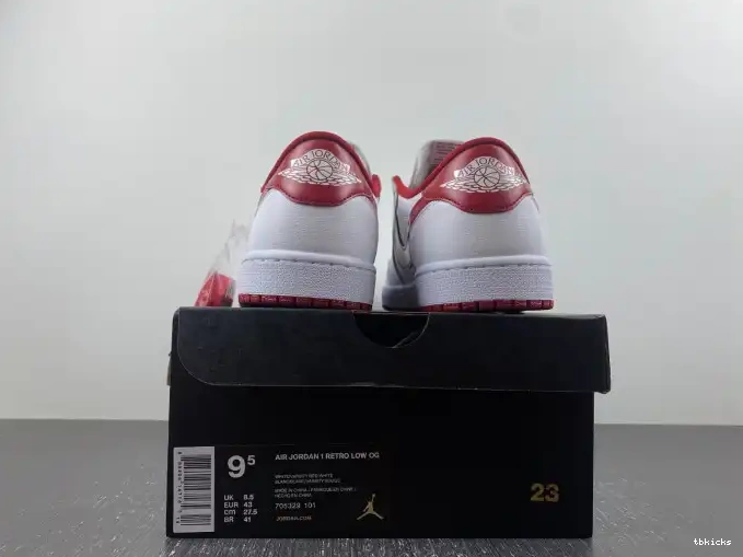 Reps TB White 705329-101 1 Retro Red Jordan Low Varsity 0423